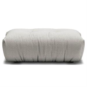 Decotique MONO Pouf for Sofa Steam White