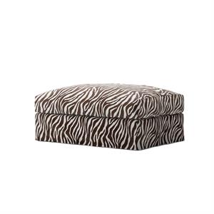 Decotique Le Grand Air Footstool Zebra/ Brown/ White