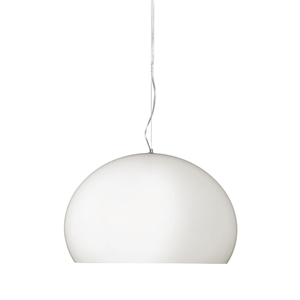 Kartell FL/Y Pendant Matt White/ Black Inner Shade Medium