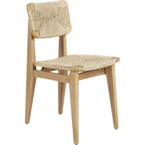 GUBI C-Chair Outdoor Dining Chair Natural Teak