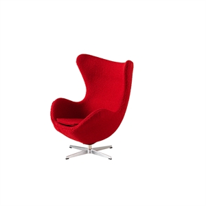 Fritz Hansen Miniature Egg Armchair Red