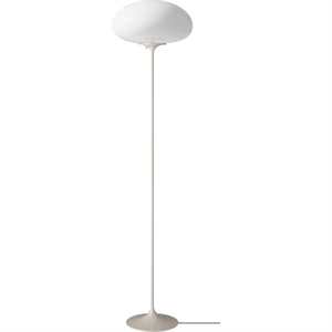 Gubi Stemlite Floor Lamp H150 Pebble Grey/Opal