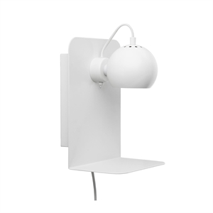 Frandsen Ball Wall Lamp with USB Matt White