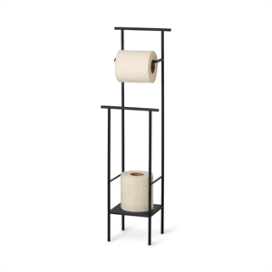 Ferm LIVING Dora Toilet Paper Stand Black