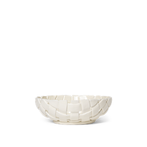 Ferm Living Plait Bowl Ø30 Off-White