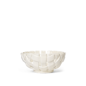 Ferm Living Plait Bowl Ø24 Off-White