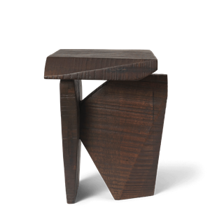 Ferm Living Silva Pedestal Dark Stained Mango Wood