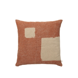 Ferm Living Oleo Cushion 50x50 Terracotta/Natural