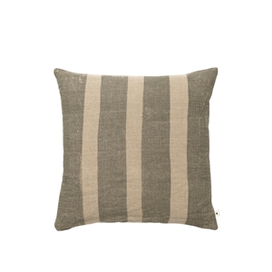 Ferm Living Oleo Cushion Cover 50x50 Tea Green/Natural