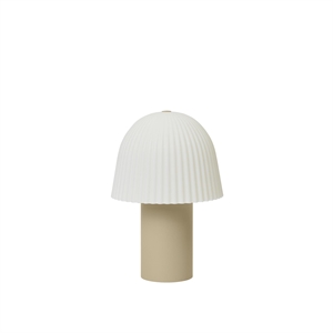 Ferm Living Frill Portable Lamp Cashmere/ White