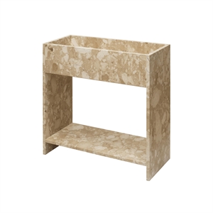 Ferm Living Stone Planter With Shelf Sand