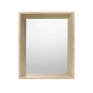 Ferm Living x Utzon Can Lis Lancet Mirror Travertine