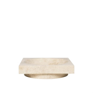 Ferm Living Hew Low Centerpiece Travertine