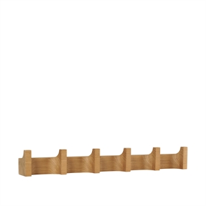 Kristina Dam Studio Column Coat Rack Long Warm Oak