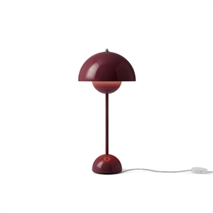&Tradition Flowerpot VP3 Table Lamp Dark Plum