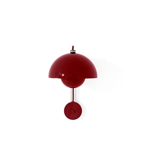 &Tradition Flowerpot VP8 Wall Lamp Vermilion Red