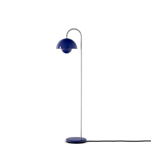 &Tradition Flowerpot VP12 Floor Lamp Cobalt Blue
