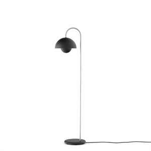 &Tradition Flowerpot VP12 Floor Lamp Matt Black
