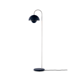 &Tradition Flowerpot VP12 Floor Lamp Steel Blue