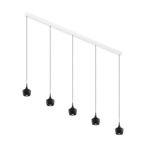 Intra Lighting Biba Edgy Pendant Onyx