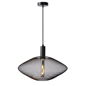 Lucide Mesh Pendant Ø45 Black Dimmable