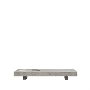 101 Copenhagen Oka Tray Silver Travertine