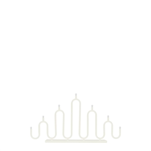 Globen Lighting Noel 7 Advent Candle Holder/Portable Lamp Ivory White