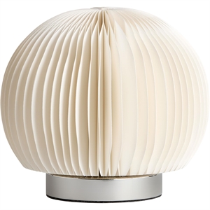 Decotique Folia Table Lamp White/Chrome
