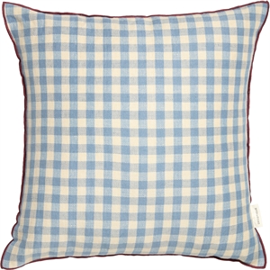 Decotique Outline Check Cushion 50x50 Blue