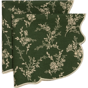 Decotique Gia Napkin Set of 2 Green