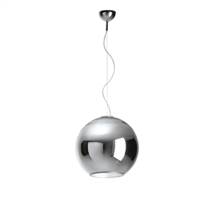 FontanaArte Globo Di Luce Pendant Large Chrome