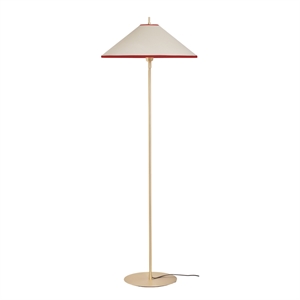 Edgeform Tafta Floor Lamp Ø52 Red/Off-White