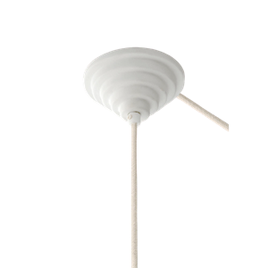 Moebe Ceramic Stairs Rosette White