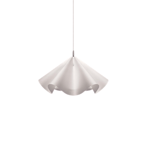 Moebe Sinuate Pendant Medium White/Stainless Steel