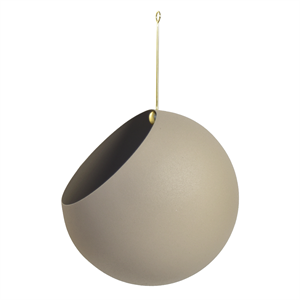 AYTM GLOBE Hanging Flowerpot 32 cm Taupe