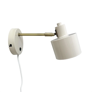 Dyberg Larsen Ocean Wall Lamp Beige/ Brass