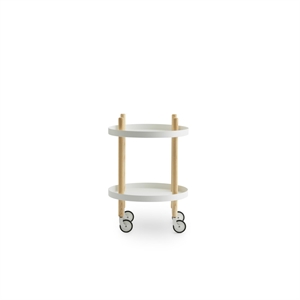 Normann Copenhagen Block Trolley White Ø45