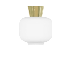 Globen Lighting Ritz Ceiling Light White/ Brass