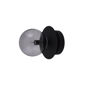 Globen Lighting Art Deco Wall/ Ceiling Light Black/ Smoked