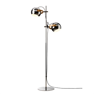 Halo Design DC Floor Lamp 2-Arms Ø18 Chrome