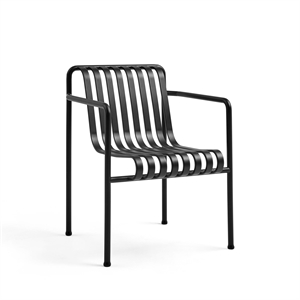 HAY Palissade Dining Chair with Armrests Anthracite