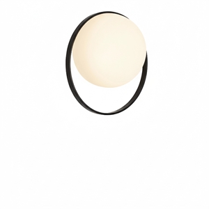 Estiluz Circ Wall Lamp Black