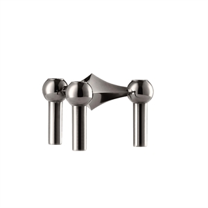 STOFF Nagel Candlestick H6.5 Black Chrome
