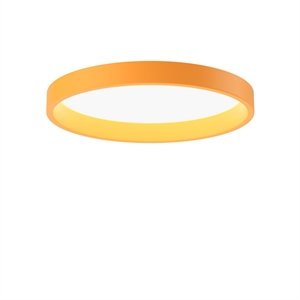 Louis Poulsen LP Circle Ceiling Light Semi-Recessed Ø45 3000K & Dali/ Switch-Dim Yellow