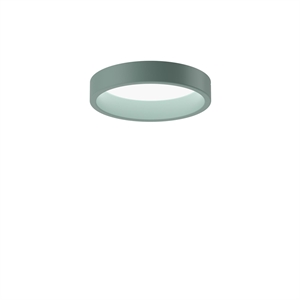 Louis Poulsen LP Circle Ceiling Light Semi-Recessed Ø26 3000K & Dali/ Switch-Dim Pale Petroleum