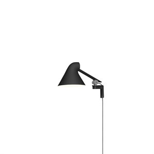 Louis Poulsen NJP Wall Lamp Short Arm 3000K Black