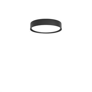 Louis Poulsen LP Slim Ceiling Light Semi-Recessed Ø25 3000K & Dali Black