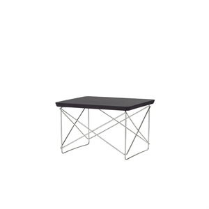 Vitra Occasional Table LTR Bedside Table/Side Table Dark Oak/Stainless Steel