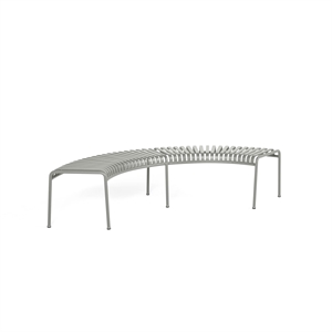 HAY Palissade Park Bench Set of 2 Freestanding Sky Gray