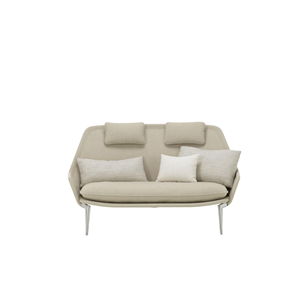 Vitra Slow Sofa Flocca 0650/ Beige 02/ Chrome